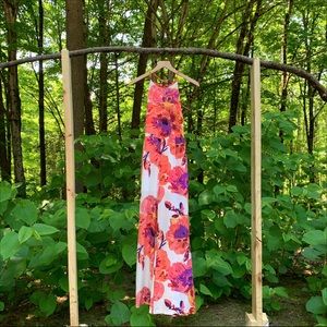 Yumi Kim Gorgeous Chelsea Poppy Floral Print Silk Jumpsuit Size M